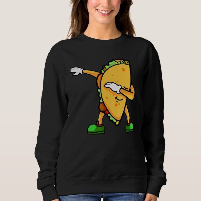 Camiseta Funny Dabbing Taco Mexicano Cinco De Mayo Fiesta H (Frente)