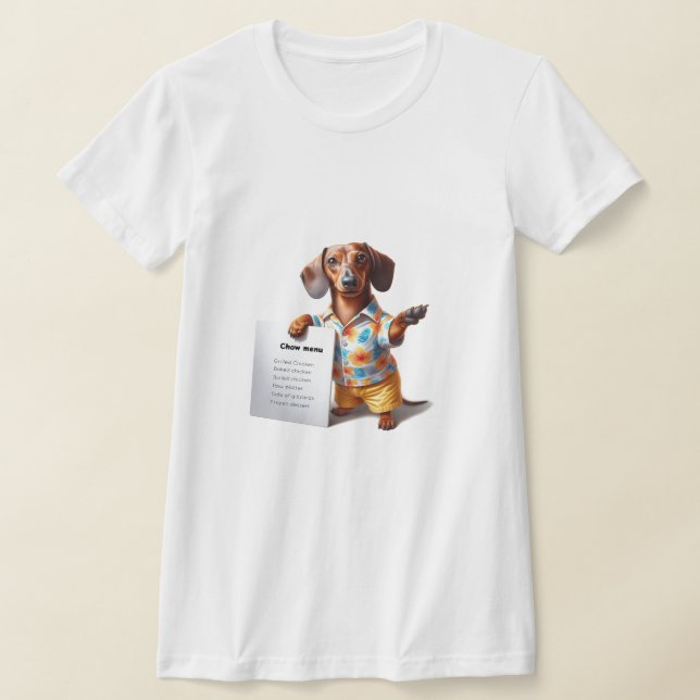 Camiseta Funny Dachshund (Postura )