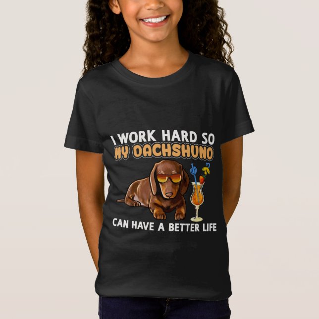 Camiseta Funny Dachshund Lover (Frente)
