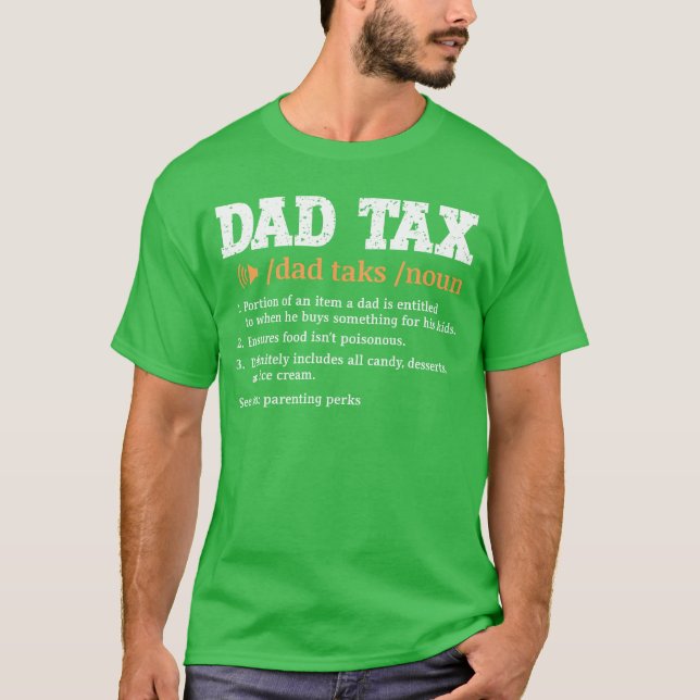 Camiseta Funny Dada Definition Retro Vintage family (Frente)