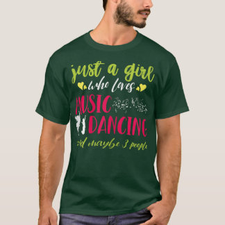 Camiseta Funny Dancing Girl Cool Dancer International Danc