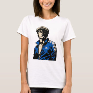 Camiseta Funny David Michelangelo statue in tracksuit