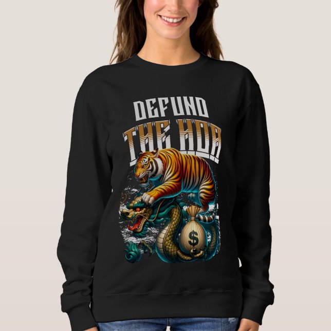 Camiseta Funny Defund A Citação Viral Do Mema Sinal Irônico (Frente)