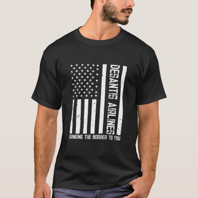 Camiseta Funny Desantis Airlines 2022 (Frente)