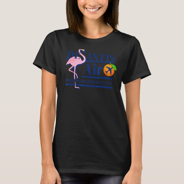 Camiseta Funny DeSantis Airlines De Santis Airline Florida (Frente)