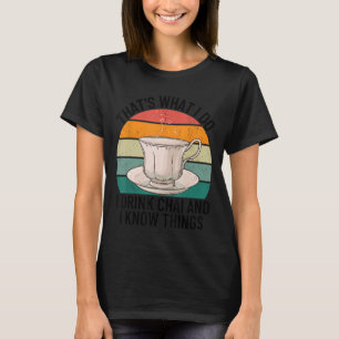 Camiseta Funny Desi Tea Pakistani Indian Hindi Chai Lover M