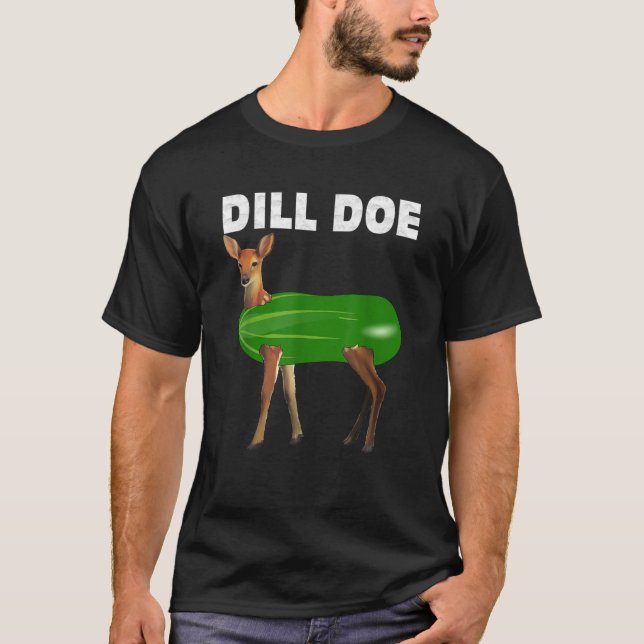 Camiseta funny dill doe rena pickles travesso Dill Doe D (Frente)
