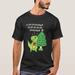 Camiseta Funny Dinosaur Fa Ra Ra Rawr Rawr Christmas Rex