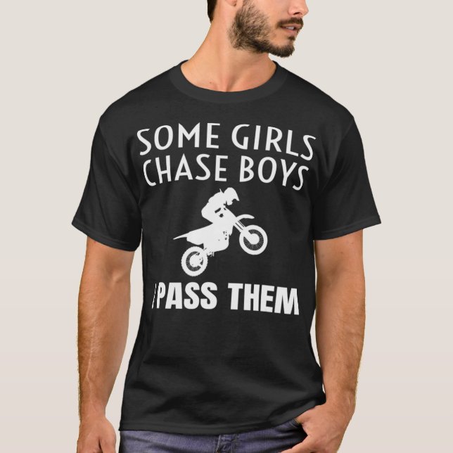 Camiseta Funny Dirt Bike Motocross Dirtbike (Frente)