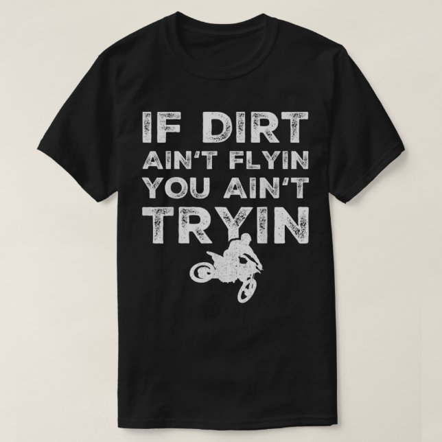 Camiseta Funny Dirt Bike Rider Gift Supercross MX Motocross (Frente do Design)