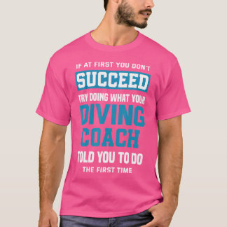 Camiseta Funny Dive Scuba Diving Instrutor Diver Diving Co