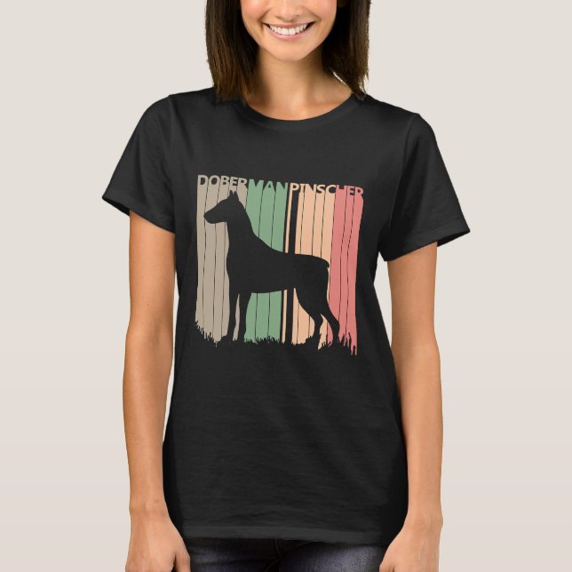 Camiseta Funny Doberman Pinscher Proprietário (Frente)