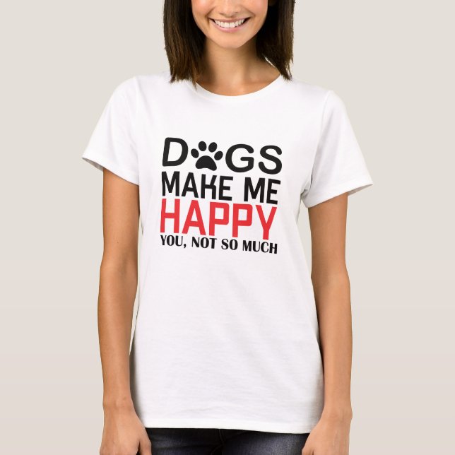 Camiseta Funny dog lovers gift (Frente)