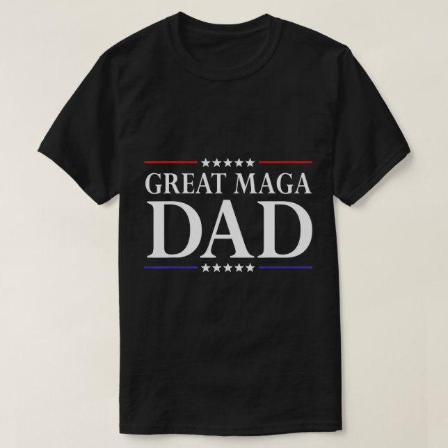 Camiseta Funny Donald Trump Dia de os pais Excelente maga P (Frente do Design)