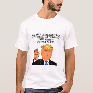 Camiseta Funny Donald Trump Fathers Day T Shirt from Son