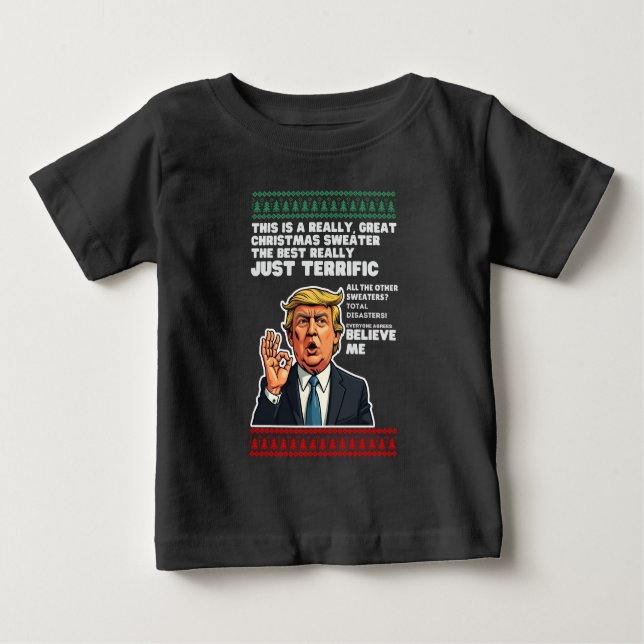 Camiseta Funny Donald Trump Feia Parody (Frente)