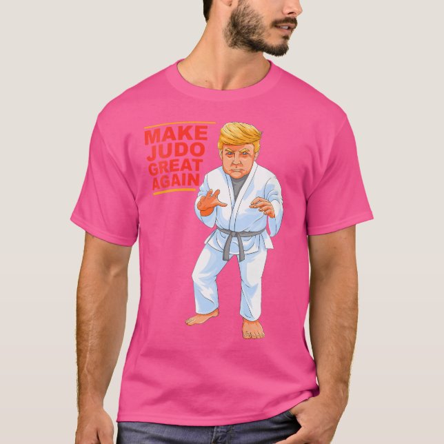 Camiseta Funny Donald Trump Judo (Frente)