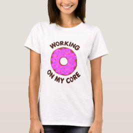 Camiseta Funny Doughnut Workout