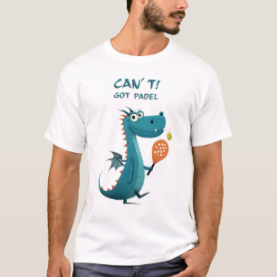 Camiseta Funny Dragon Padel   Não posso. Peguei o Padel.   