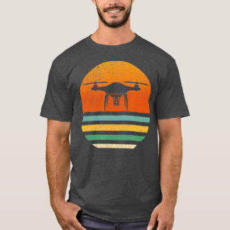 Camiseta Funny Drone Pilot Gift Vintage Retro