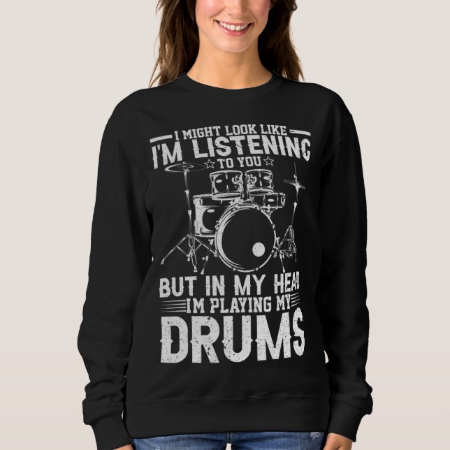 Camiseta Funny Drummer Drum Player Percussion Lover (Frente)