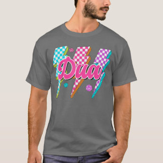 Camiseta Funny Dua Lightning Bolt Checkered I Love Dua 80s 