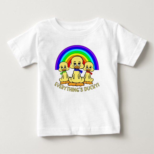 CAMISETA FUNNY DUCKS RAINBOWCORE (Frente)