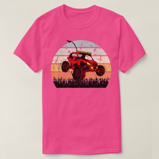 Camiseta Funny Dune Buggy RC Truck Retro (Frente do Design)