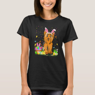 Camiseta Funny Easter Egg Hunting Yorkshire Terrier Dog Eas