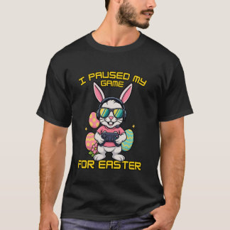 Camiseta Funny Easter Gamer Bunny Shirt - Gaming Controller