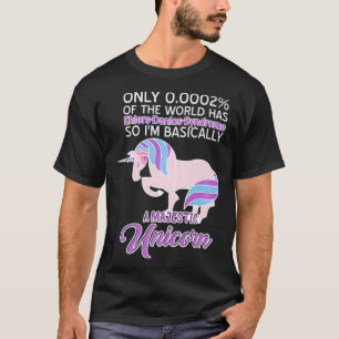 Camiseta Funny Ehlers-Danlos Syndrome Awareness Unicorn Lov