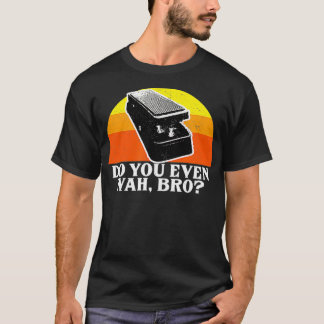 Camiseta Funny Electric Guitar Wah Effects Pedal Rock