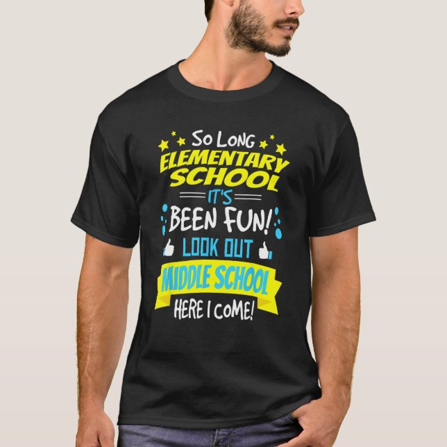 Camiseta Funny Elementary School Shirt 6th Grade Graduation (Frente)