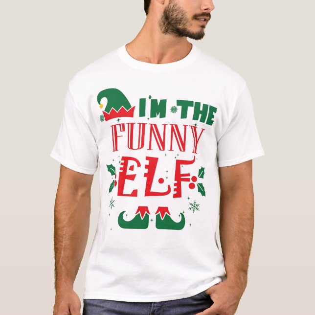 CAMISETA FUNNY ELF (Frente)