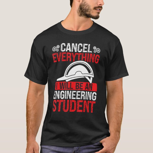 Camiseta Funny Engineering Student Engineering School Gradu (Frente)