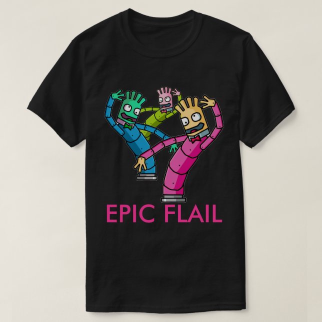 Camiseta Funny Epic Flail (Frente do Design)
