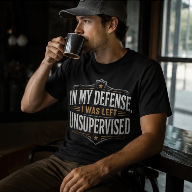 Camiseta Funny Excuse quotes typography (Criador carregado)