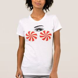 Camiseta Funny Eye Candy Shirt for Women - Bold Graphic Tee
