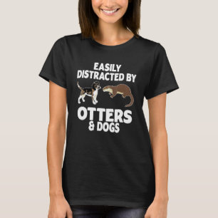 Camiseta Funny Facilmente Distraída Por Animais De Ovos E C