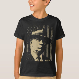 Camiseta Funny Fafo Trump Foto Usa Sinalizador Retrospectiv