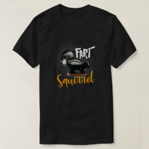 Camiseta Funny Fart Squirrel Skunk Errado Nome Animal Gag J