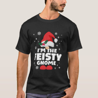 Camiseta Funny Feisty Gnome Family Matching Group Happy Chr