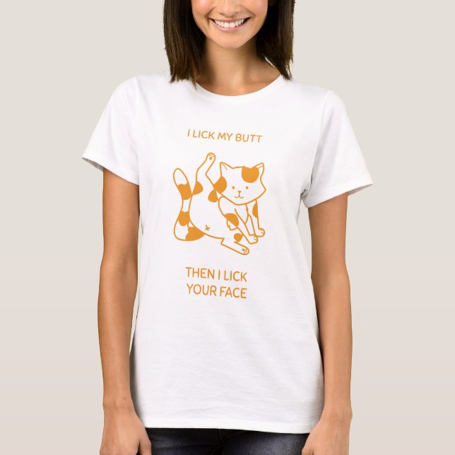 Camiseta Funny Feline Frenzy (Frente)