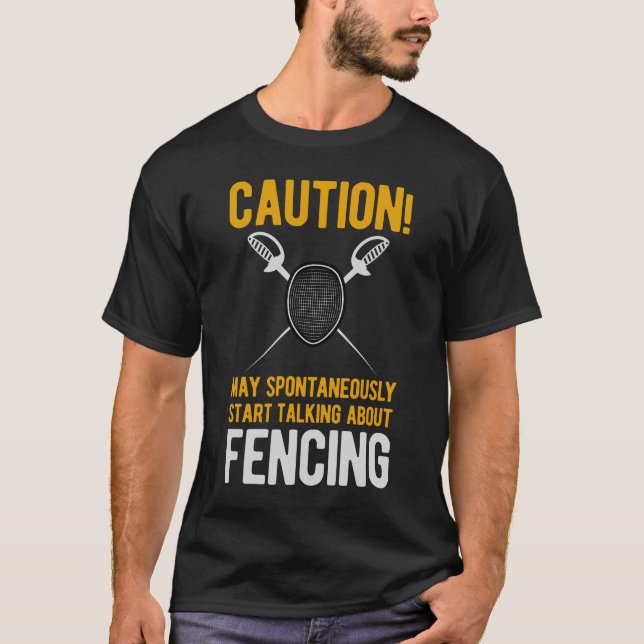 Camiseta Funny Fencing (Frente)