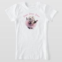 Funny Ferret em um Balé Tutu