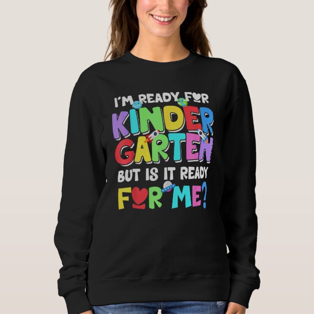 Camiseta Funny First Day Of Kindergarten Kids Back To Schoo (Frente)