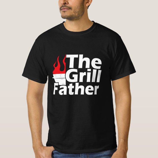 Camiseta Funny Flames Grilldad (Frente)