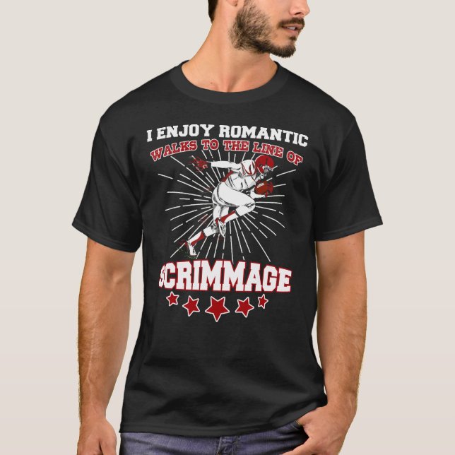Camiseta Funny Football Lineman Offensive Line Player Gift (Frente)