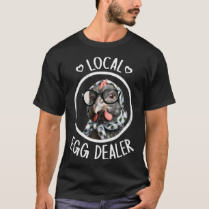 Camiseta Funny frango local negociante de ovos para granjas