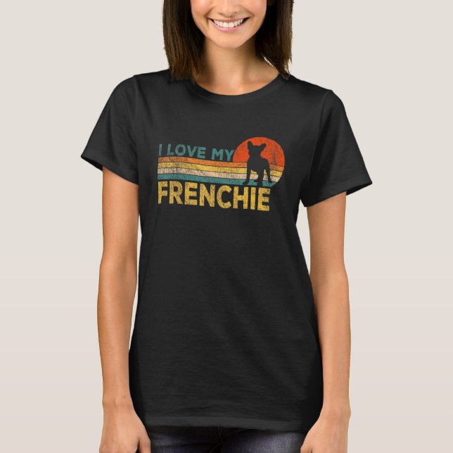 Camiseta Funny French Bulldog Owner Frenchie Mãe Frenchie D (Frente)